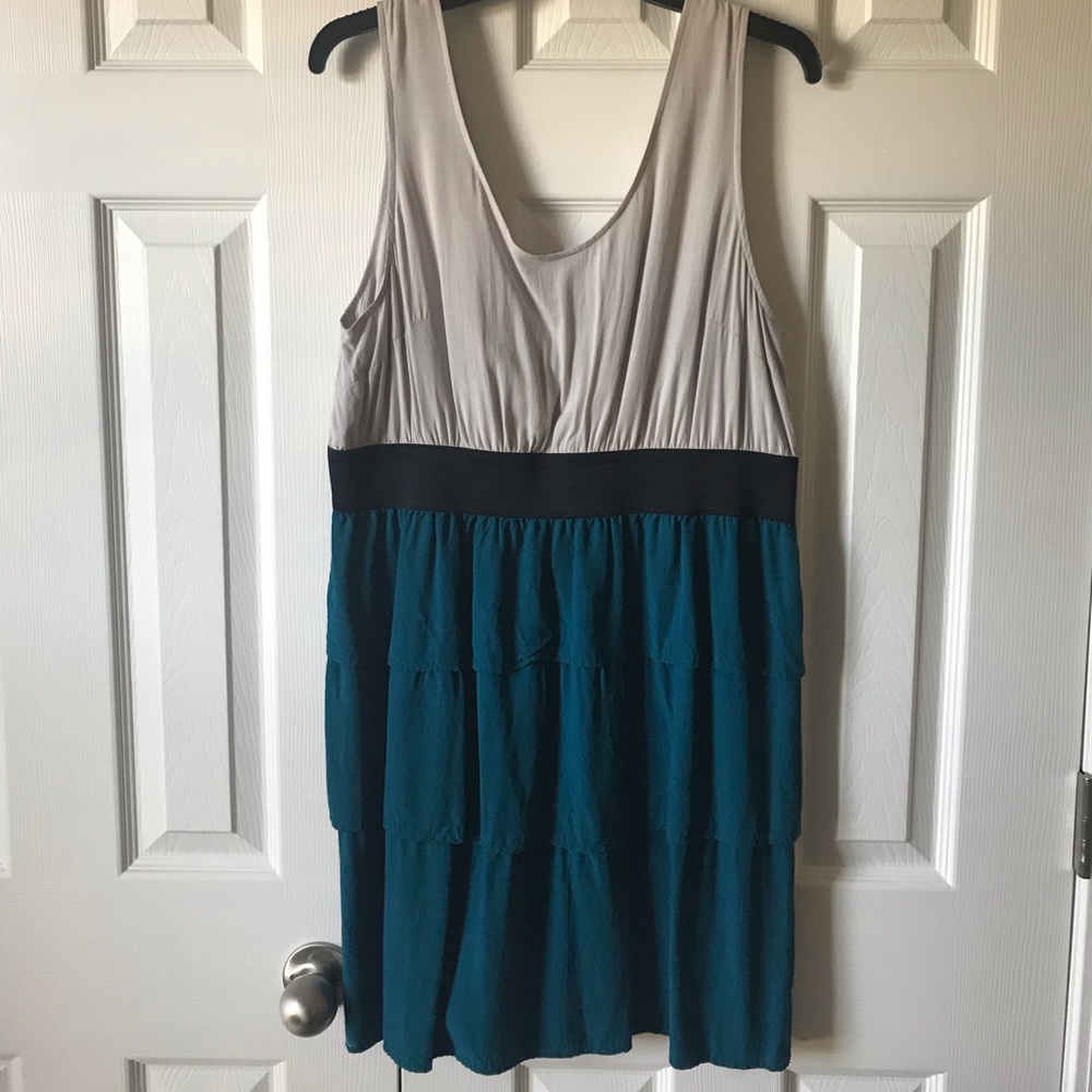 Massimo Sleeveless Ruffle Dress